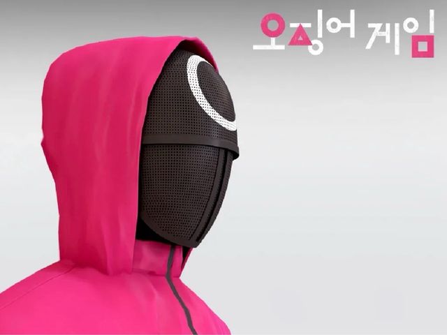 Maschera da gioco Squid