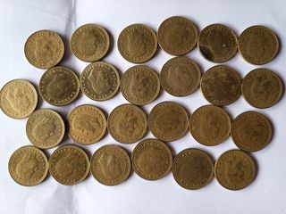 25 Monedas 1 Peseta Juan Carlos I