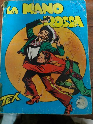 Fumetto Tex la mano rossa