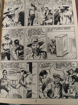 Fumetto Tex la mano rossa