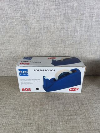 Portarrollos cinta adhesiva negro