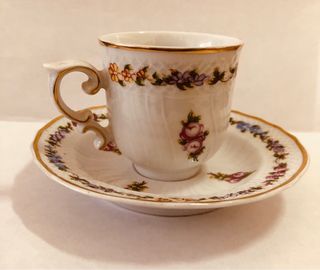 Tazzina caffè vintage -1960 Hollohaza 1777 Hungary per LAVAZZA