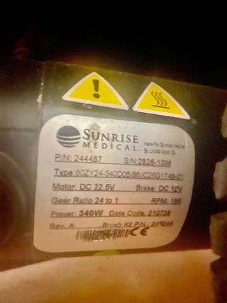 Silla de ruedas eléctrica Sunrise