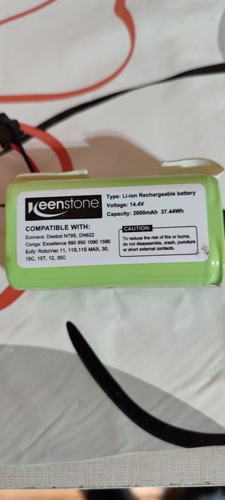 Base de carga y bateria para Robot aspirador