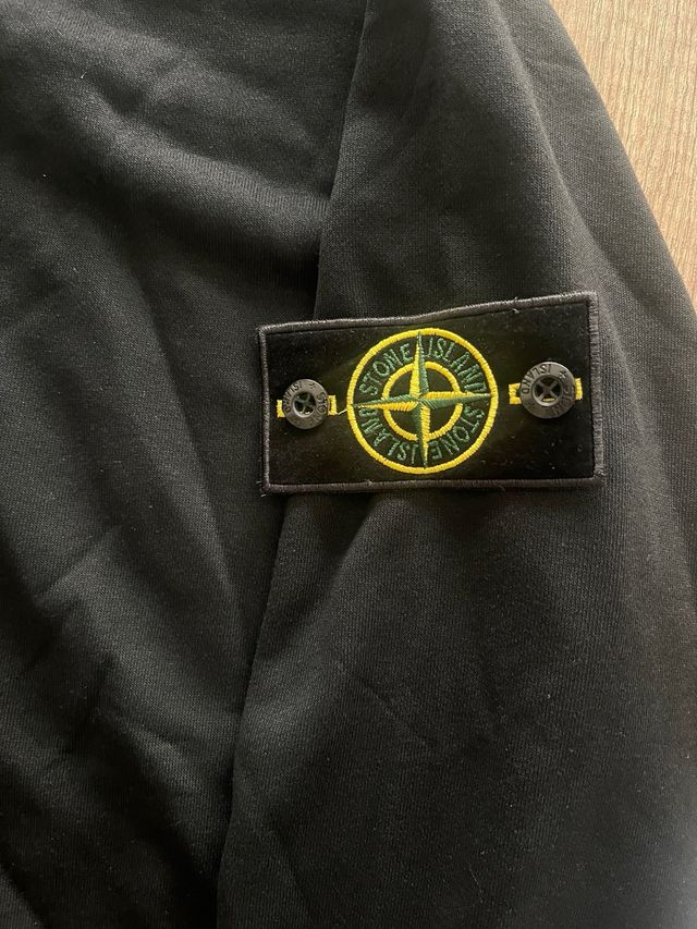 Felpa nera Stone Island
