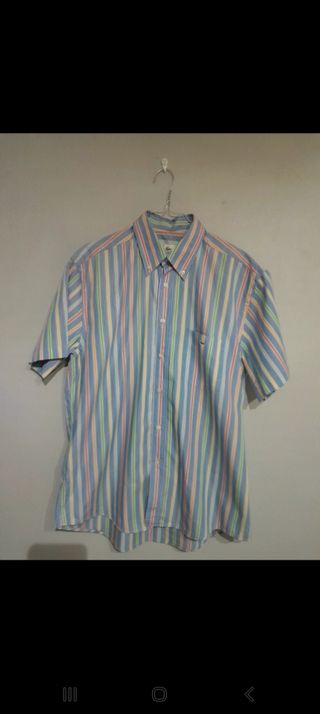 Camisa Lacoste multicolor hombre talla 40 España 