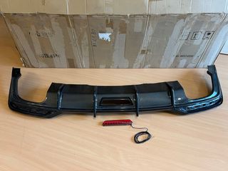 Difusor trasero fibra de carbono para Audi A5