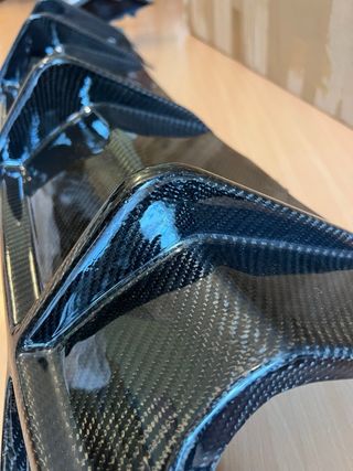 Difusor trasero fibra de carbono para Audi A5
