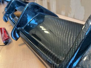 Difusor trasero fibra de carbono para Audi A5