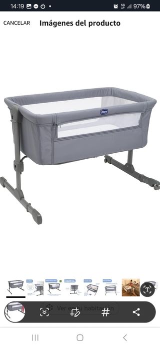 Cuna colecho Chicco - Plegable, 6 alturas