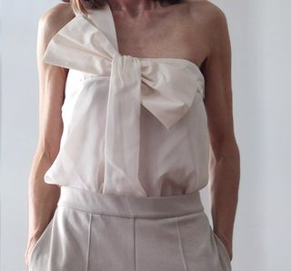 Top seda blanco - sin usar
