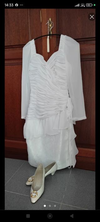 Vestido blanco novia/fiesta