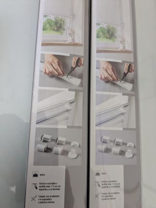 Tende plissettate per finestre.