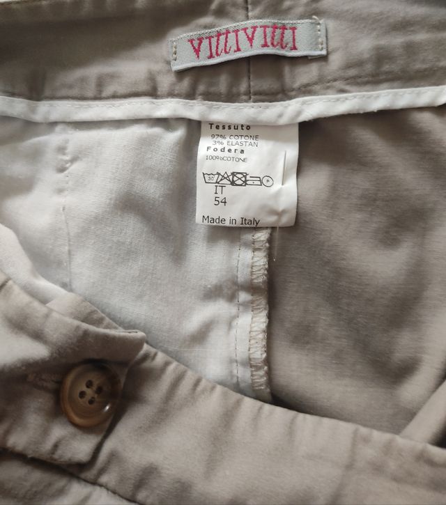 Pantaloni donna taglia 54 Beige