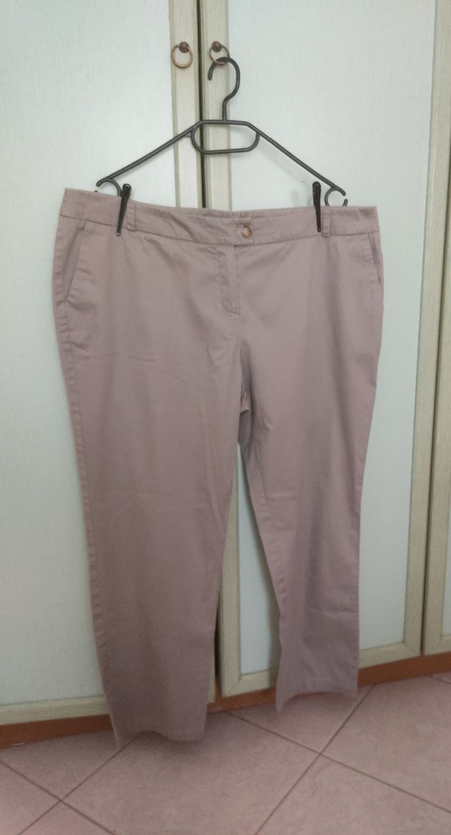 Pantaloni donna taglia 54 Beige