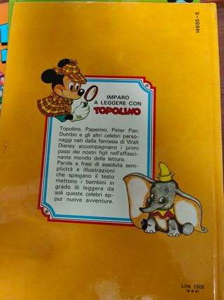 Libretto imparo a leggere con Topolino Walt Disney
