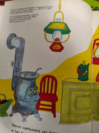 Libretto imparo a leggere con Topolino Walt Disney