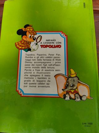 Libretto imparo a leggere con Topolino Walt Disney