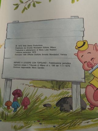 Libretto imparo a leggere con Topolino Walt Disney