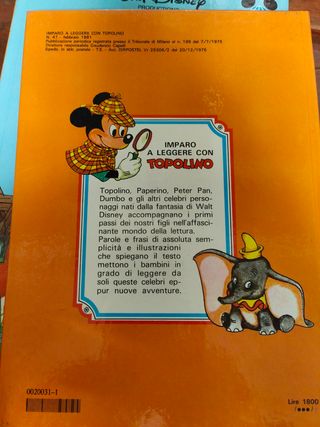 Libretto imparo a leggere con Topolino Walt Disney
