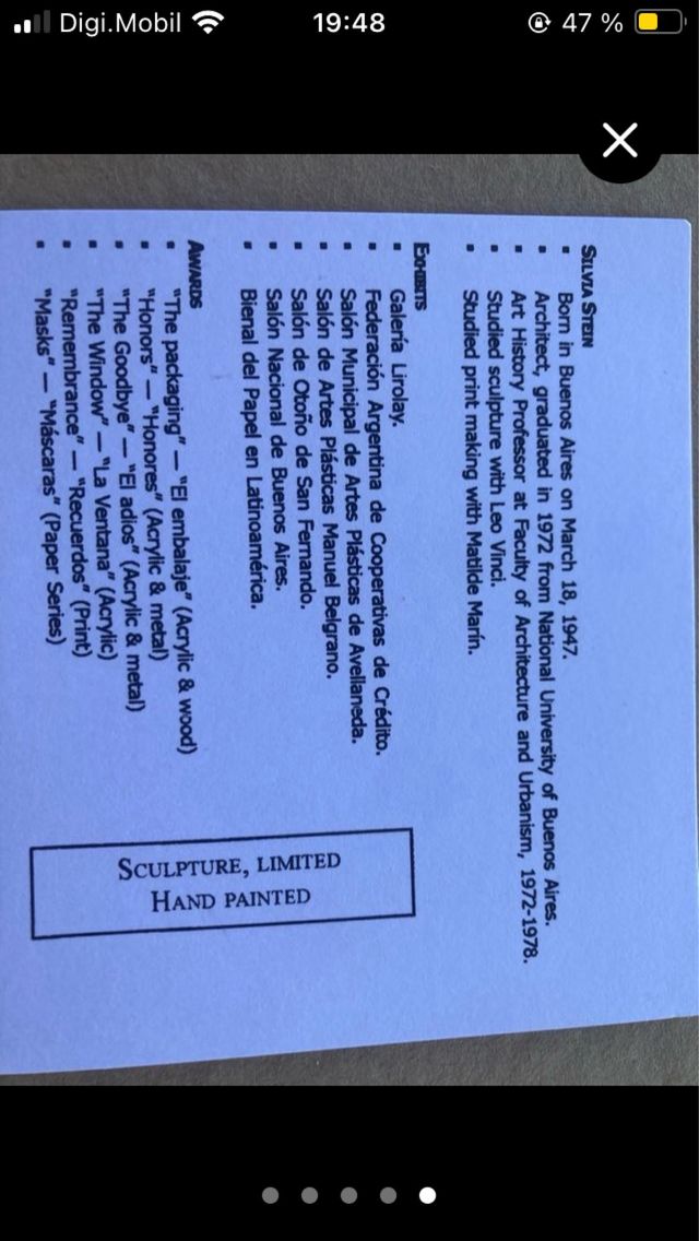 Escultura Visconti - Silvia Stein