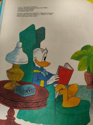 libretto imparo a leggere con Topolino Walt Disney
