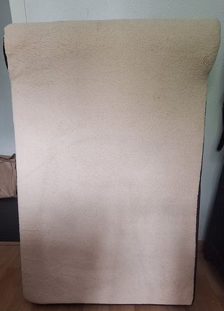 Cama ortopédica perro beige-marrón