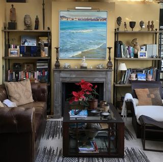 Estantería de hierro y madera de Becara