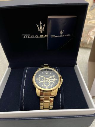 Reloj Maserati Cronógrafo Dorado