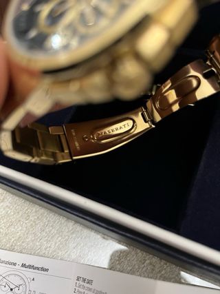Reloj Maserati Cronógrafo Dorado