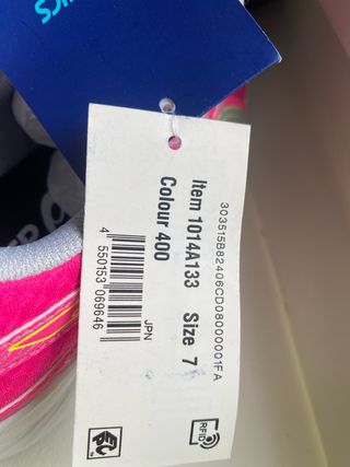 Zapatillas Asics Contend rosa fucsia .