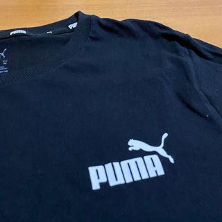 Puma T-Shirt Logo Nero Casual Basic Sportivo Sport