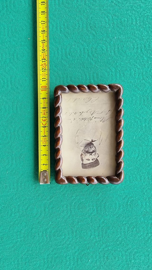 Foto del 1870 di Garibaldi in cornice originale.