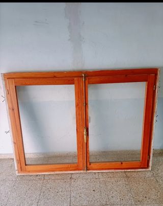 Ventanal de madera