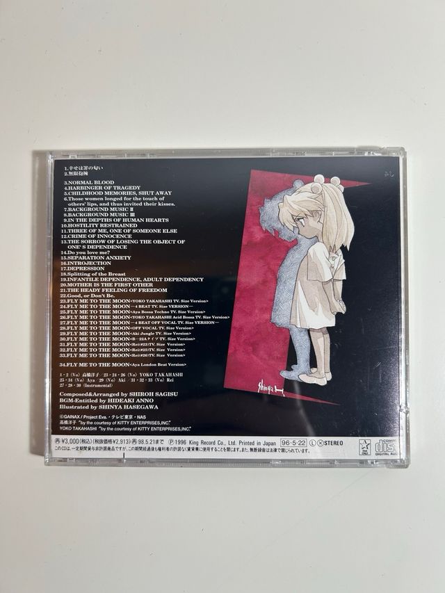 Neon Genesis Evangelion 2 CD Soundtrack Japanese