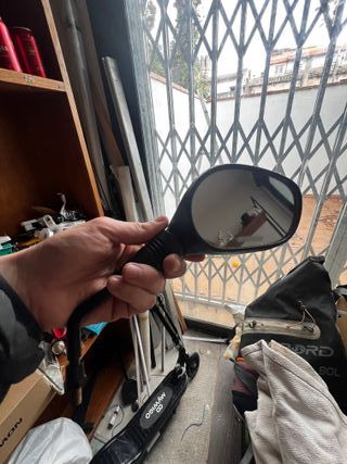 Espejo izquierdo moto