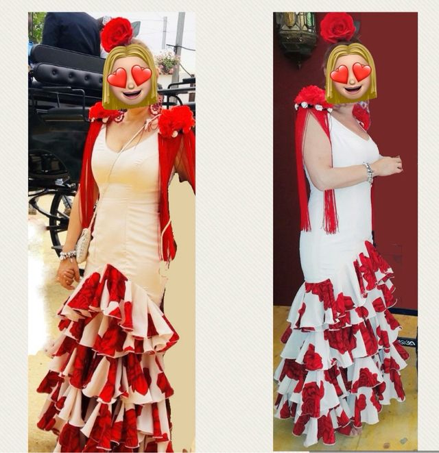 Vestido flamenca de mujer
