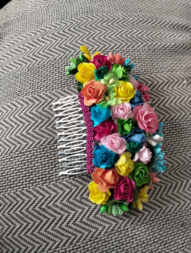 Peineta Flores Baile regional