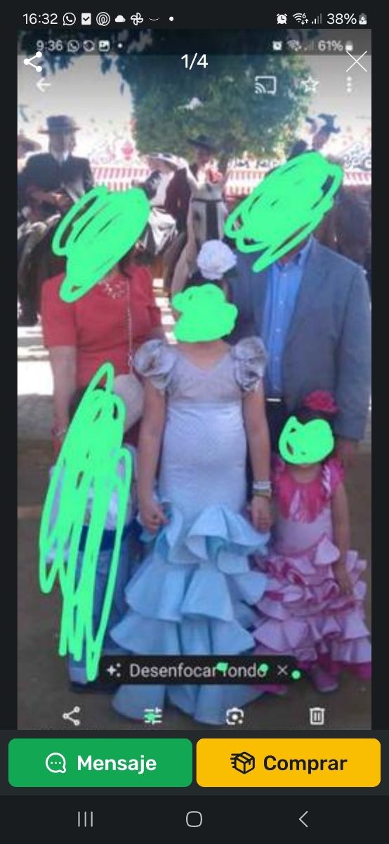 Vestidos de flamenca niña