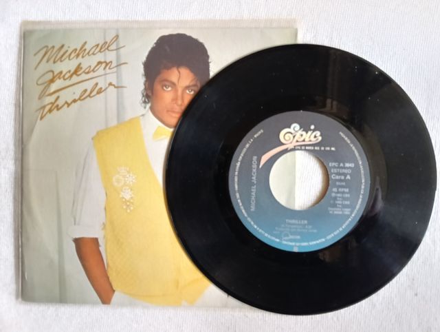 Single Michael Jackson. Thriller. 1983.