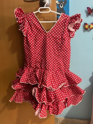 Traje niña flamenca