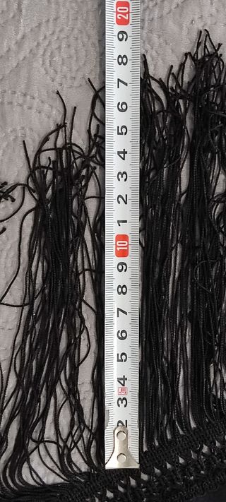 Mantón de Manila triangular, A ESTRENAR