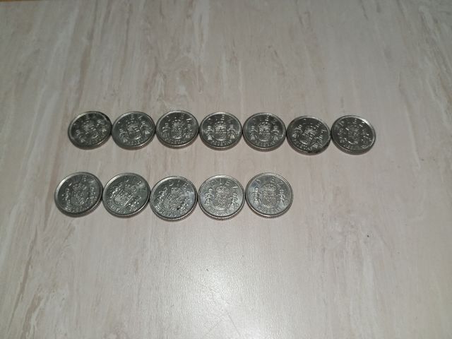 Monedas de 10 pesetas Juan Carlos I.