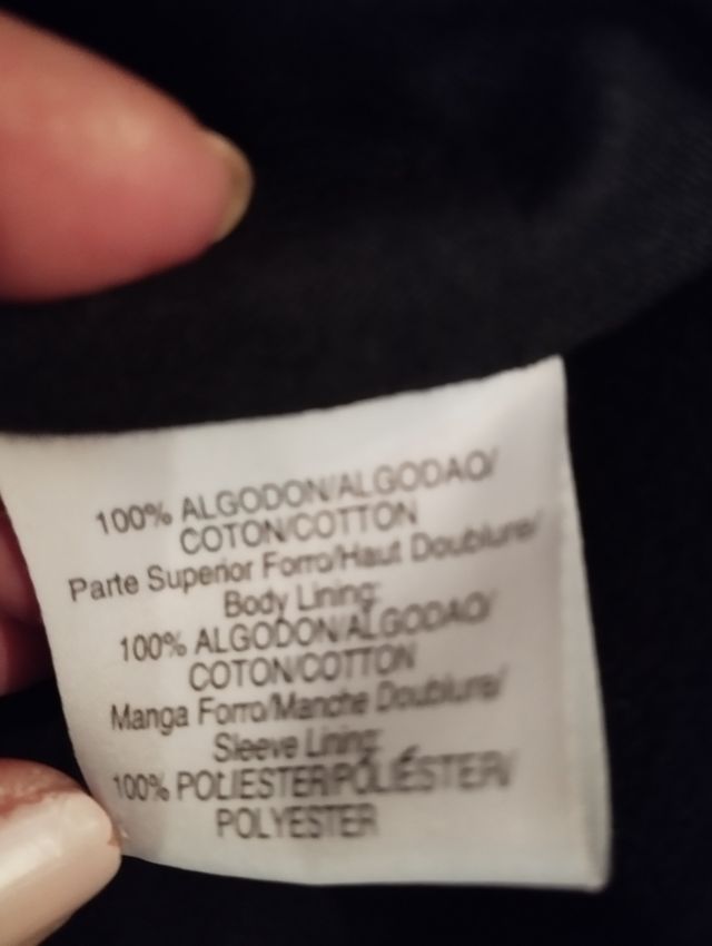 Cazadora EASY WEAR negra - Talla 48