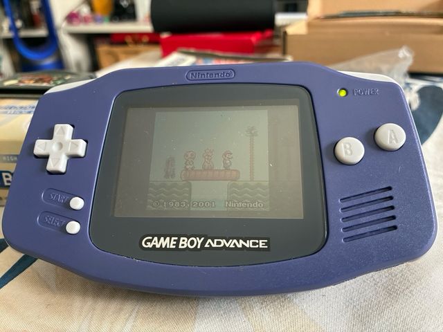 Game Boy Advance azul 