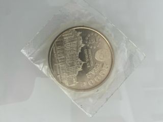 2000 Ptas Moneda Plata 1995 Carlos I