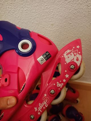 Patines Oxelo niña + protecciones