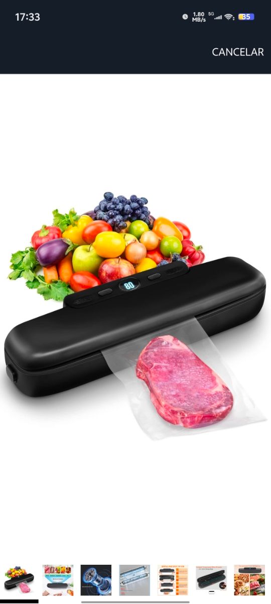 Envasadora al vacío