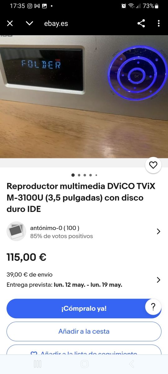 Digital jukebox DVico TVIX M-3100U