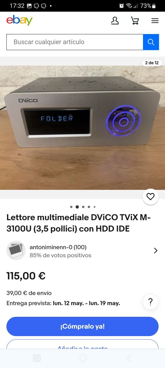 Digital jukebox DVico TVIX M-3100U